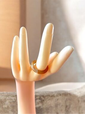 Translucent Carnelian Band Ring - Women Jewelry